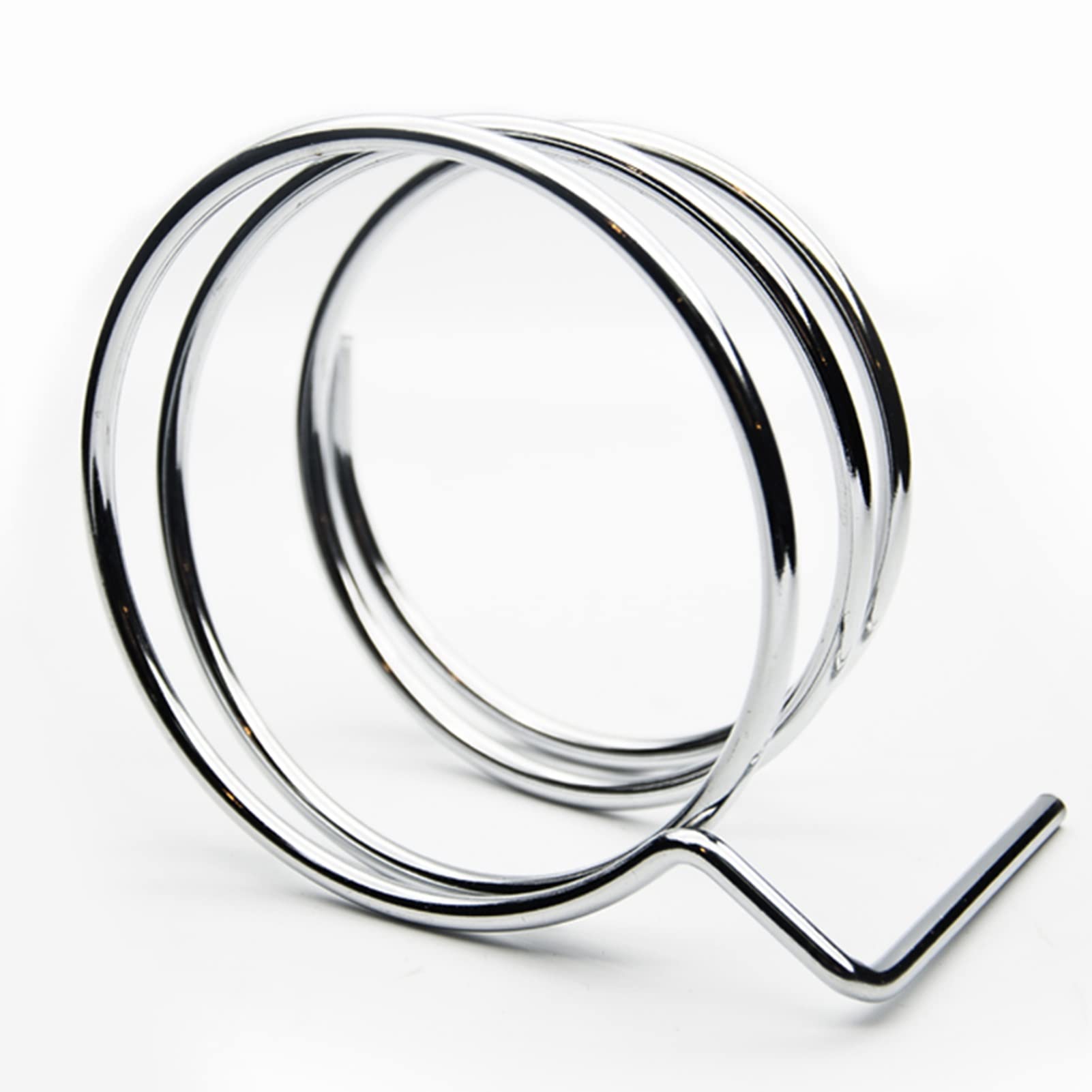 Soporte para secador de pelo, organizador de pared de acero inoxidable para secadores, diseño en espiral para un fácil acceso y almacenamiento