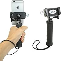 Vista 3 de Estabilizador de mano de dispositivo dual para teléfono celular o cámara GoPro. Compatible con iPhones, Samsung Galaxy, HTC, etc.