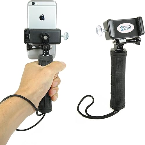 Miniatura 3 de Estabilizador de mano de dispositivo dual para teléfono celular o cámara GoPro. Compatible con iPhones, Samsung Galaxy, HTC, etc.