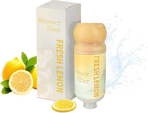 Filtro de ducha con vitamina C para agua dura, purificador suavizante de aromaterapia, terapia de aromaterapia, fácil instalación, piel y cabello