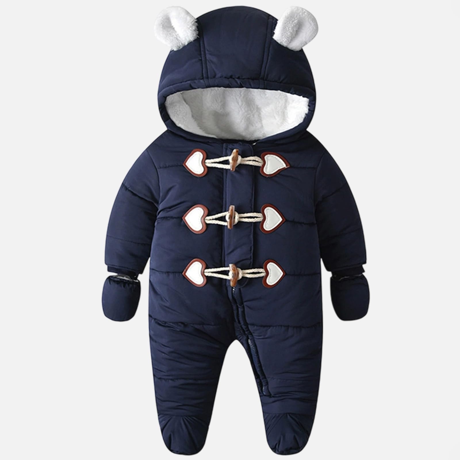 Grenouillere Bebe Combinaison Bebe Hiver Ensemble Garçon De Ski Baby Girl Doudoune Garcon Veste Portage Femme Surpyjama Barboteuse Puericulture Bébé Naissance Fille 0 3 Mois Laine Layette Cosy pour