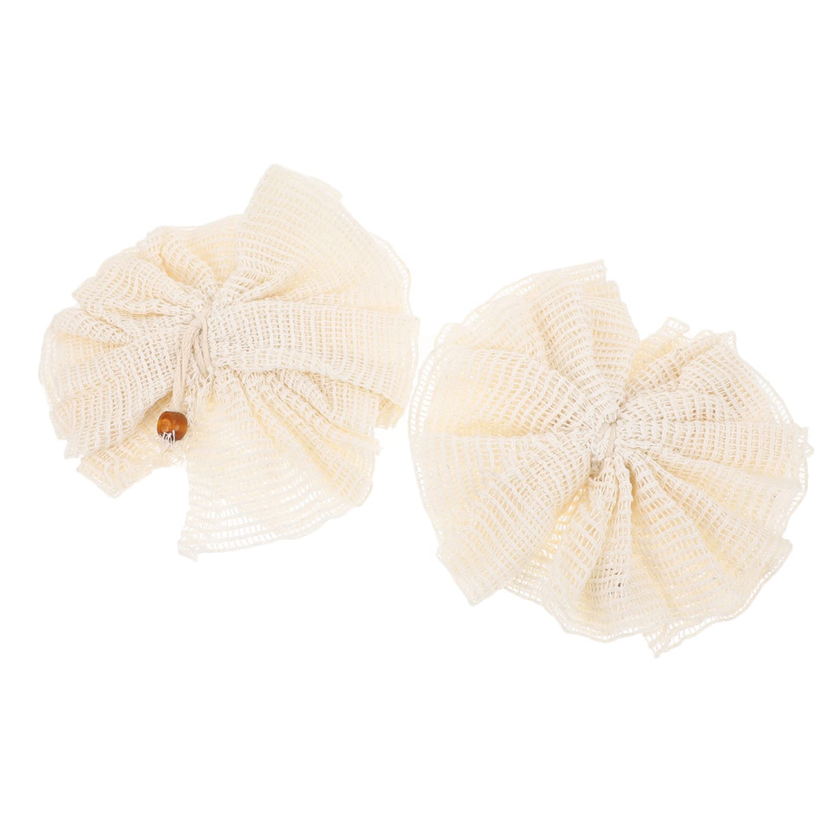 Healeved 2 Piezas toalla de baño con flores esponja exfoliante esponja baño herramienta de baño creativa puff de ducha esponja de baño esponjas bolas de baño que forman burbujas Ramina