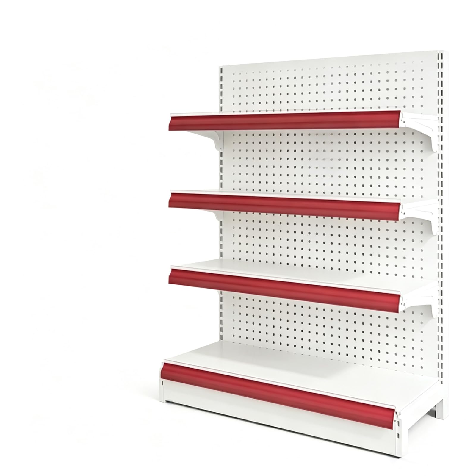 Étagère Ouverte réglable en Acier laminé à Froid - Rayonnage assemblable pour supermarchés et magasins, Extension illimitée