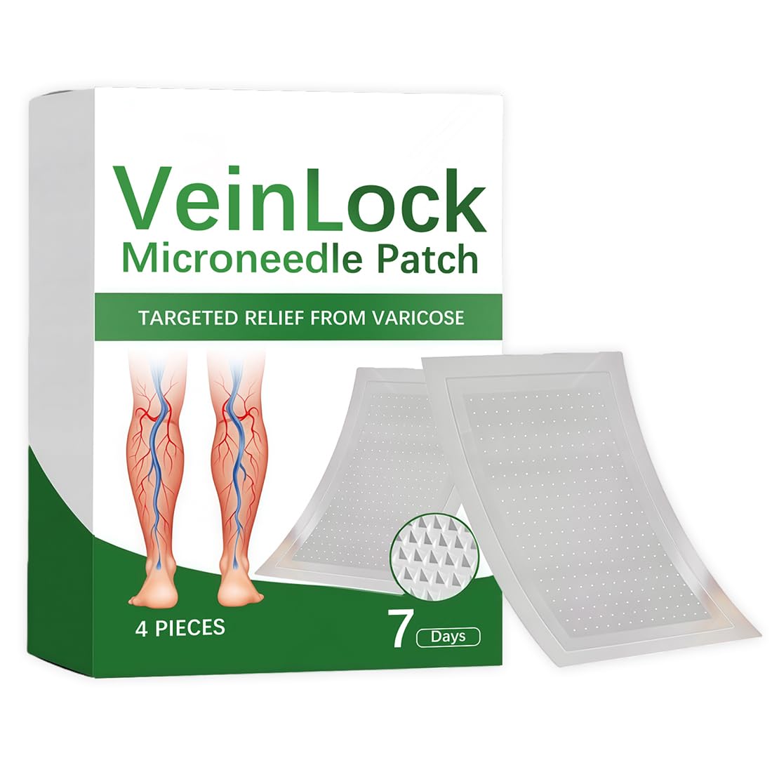Cerotto Microaghi Per Gambe, Con Effetto Termico, Supporta La Muscolatura Delle Gambe, Migliora Il Benessere, Traspirante, Delicato Sulla Pelle, Facile Da Applicare