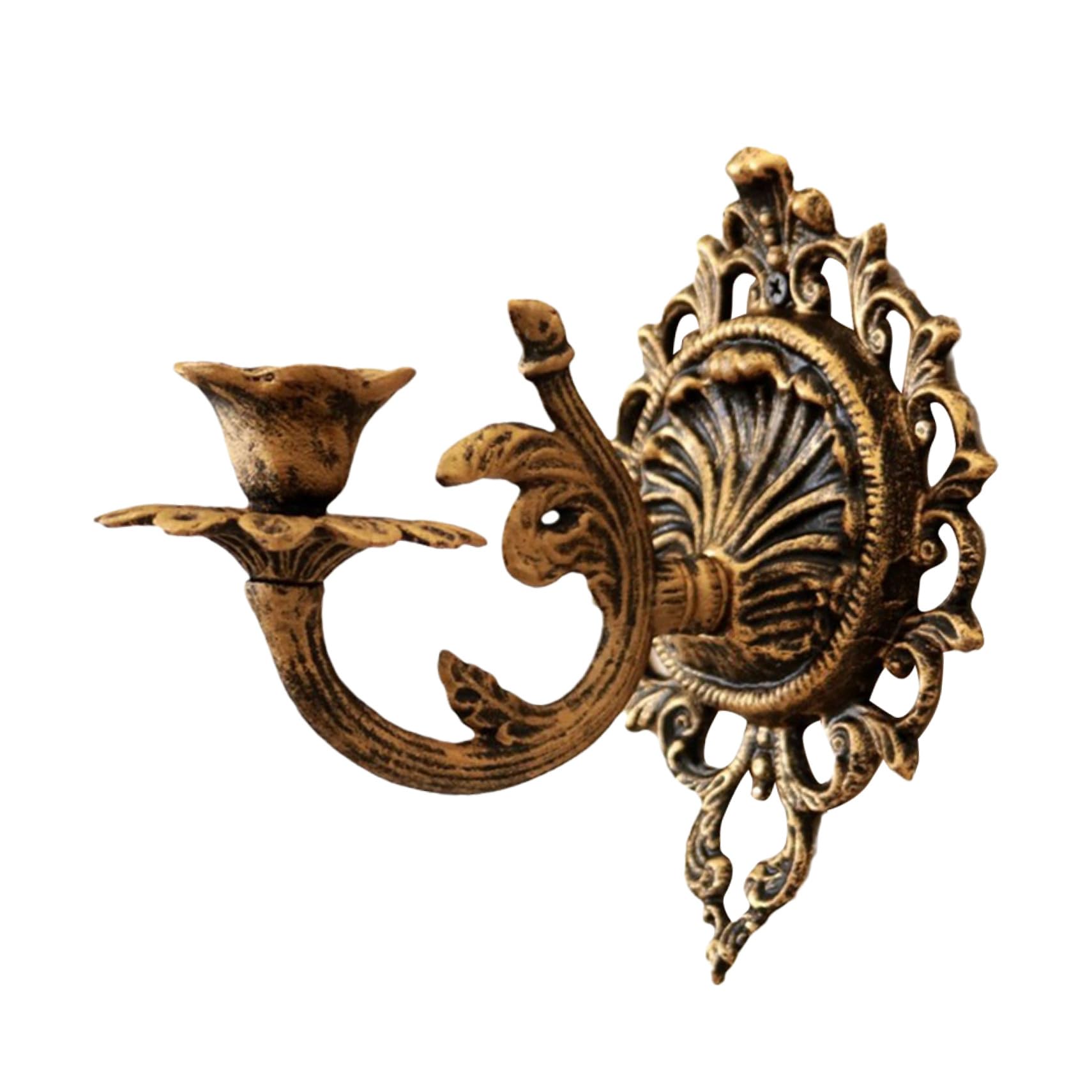 Halloween Feier Wandkerzenhalter aus Eisen Gold für Wohnzimmer