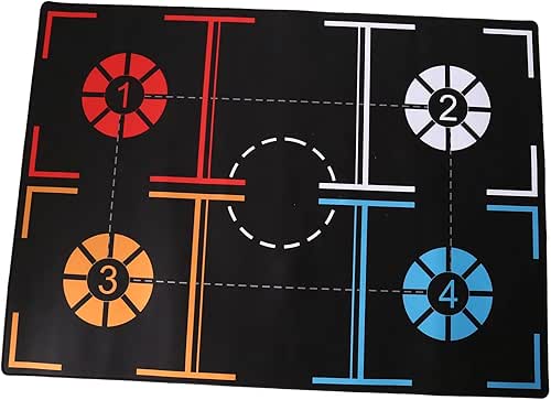 ICECHEN Tapis D'EntraîNement de Basket-Ball Standard Tapis de Pratique des