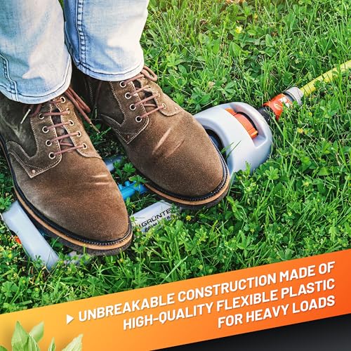 GRÜNTEK Gazonsproeier met Turbomotor PRIMAVERA | 336 m² Irrigatiegebied | Onbreekbare gazonsproeier, compacte verstelbare sproeier