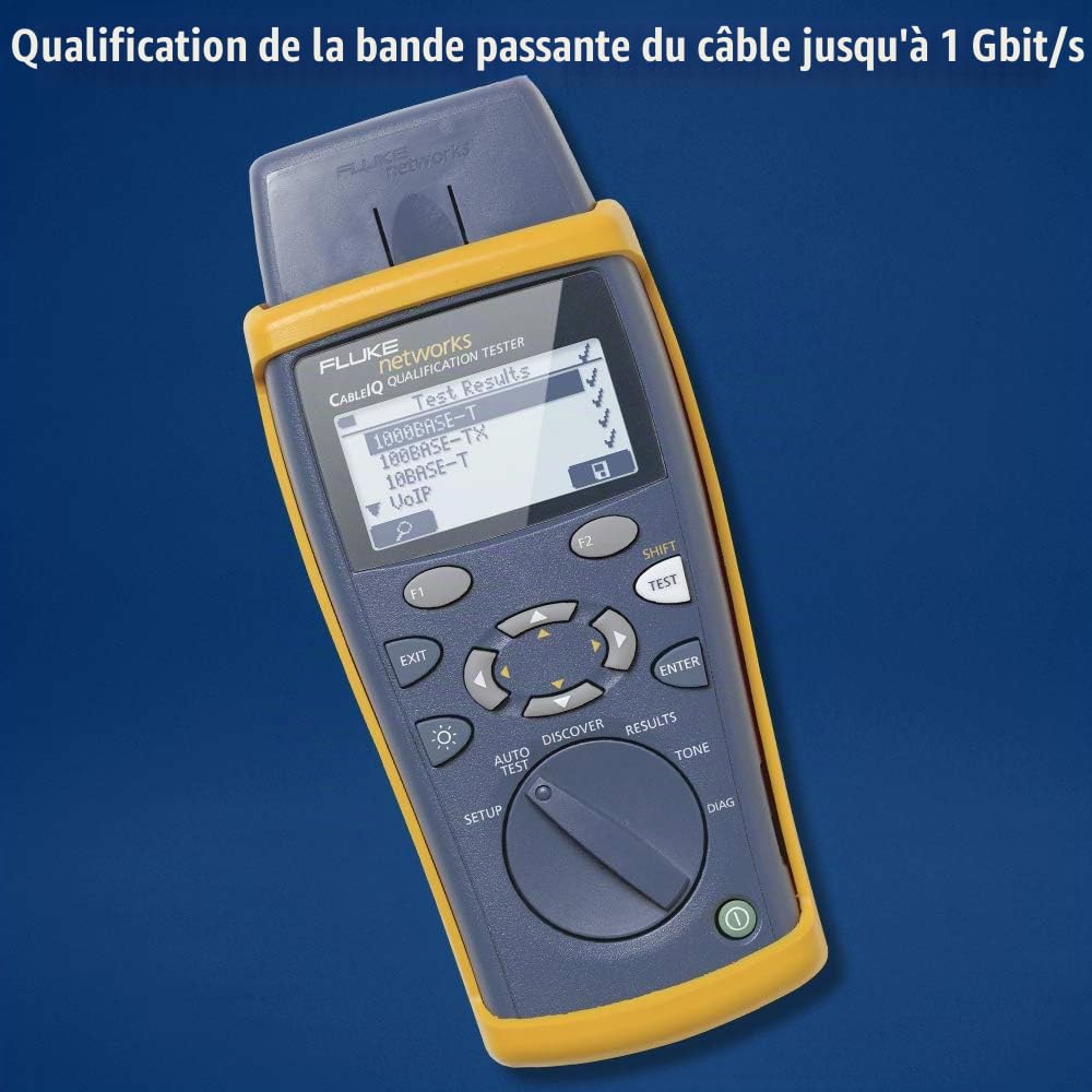 Fluke CIQ-100 Appareil de Base Cable IQ, Testeur de Câbles
