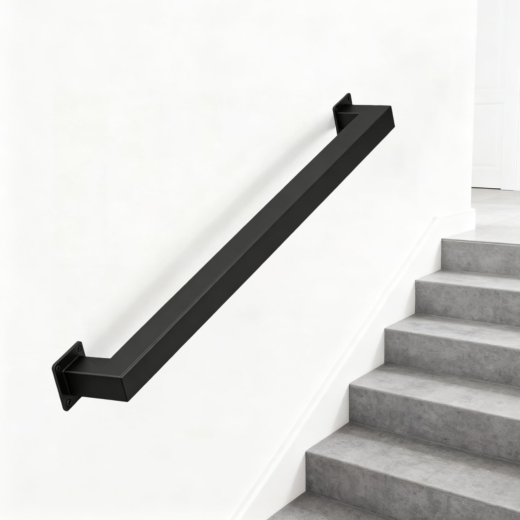 Handrails for Stairs Indoor, Stair Railing Metal Staircase Hand Rails