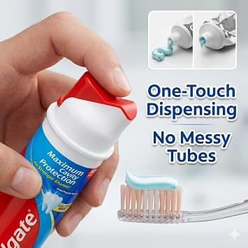 Colgate Maximum Cavity Protection Toothpaste Pump 100ml Pack of 3 Triple Pack Fluoride Toothpaste for Cavity Protection Strengthening Enamel Mint Flavor Family Dental Care Oral Hygiene Value Pack
