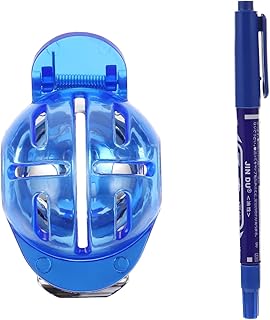 INOOMP Golf Liner Golf Line Drawing Plastic Golfs Liner Tri Line Golf Alignment Kit Golfs Liner with Pen Golfs Alignment Kit Golfs Liner Tool Blue Drawer Golfs Liner Golfs Alignment Clip