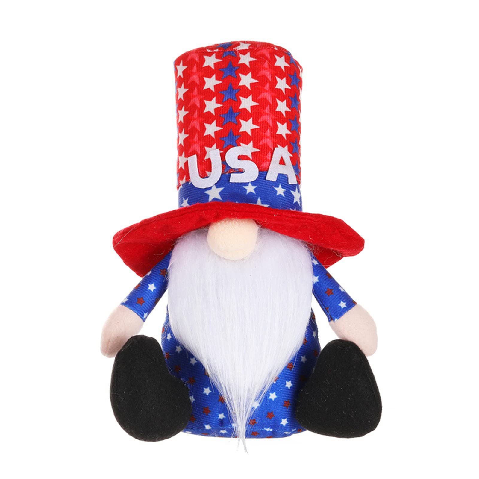 Buxuaaaa B Uxuaaaa Independence Short Leg Star Hat Desktop Decorative Ornaments Supplies For Edroom Dormitory School Independence Day Decoration