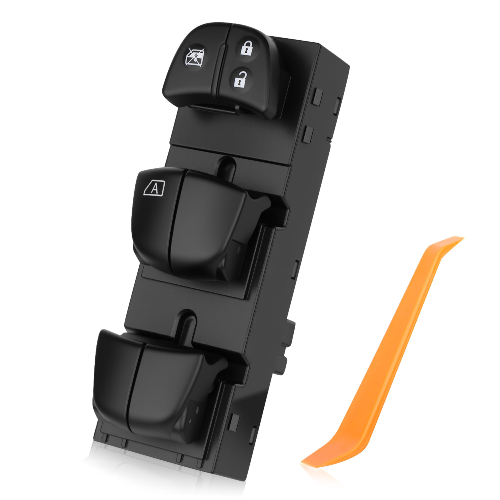 BULIAZY Power Window Switch Front Driver Side for Nissan Altima Frontier Leaf Rogue Sentra 2013-2018 for Nissan Tiida Sylphy 2012-2016, 25401-3TA5A,
