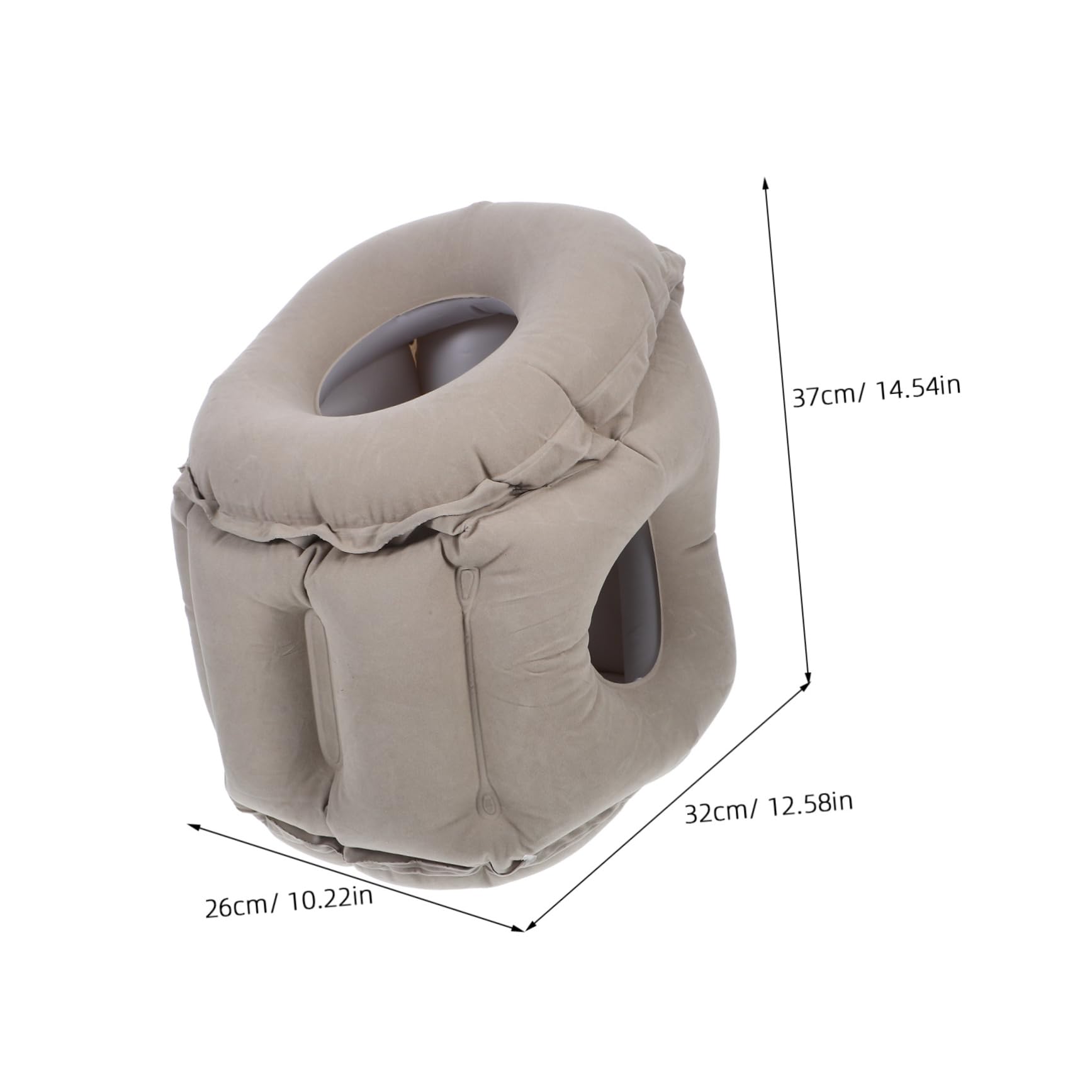 Almohada De Viaje Inflable para Dormir: Cojín Inflable para Aviones, Trenes Y Vagones - Almohada Inflable para Siestas En La Oficina, Fácil De Transportar