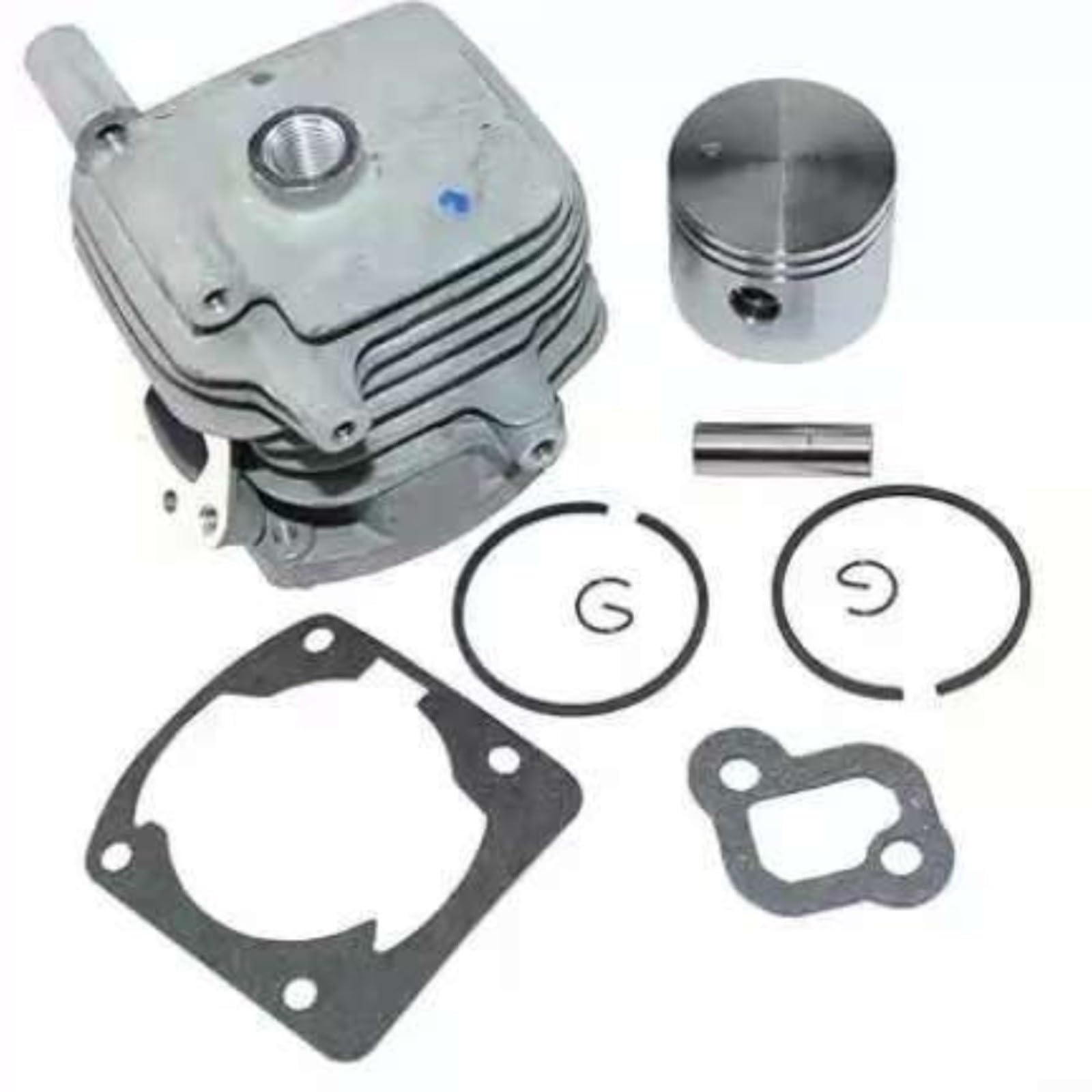 Kit di Riparazione Cilindro E Pistone Con 2 Guarnizioni In Metallo Per Sega Echo CS-2511/CS-2511P/CS-2511PN/CS-2511T/CS-2511TN/CS-2511TES