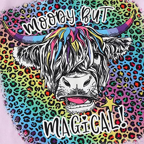 Blusa Meninas 7 8 Crianças Meninas Verão Manga Curta Estampa Desenhos Animados Tops Trompete Leopard