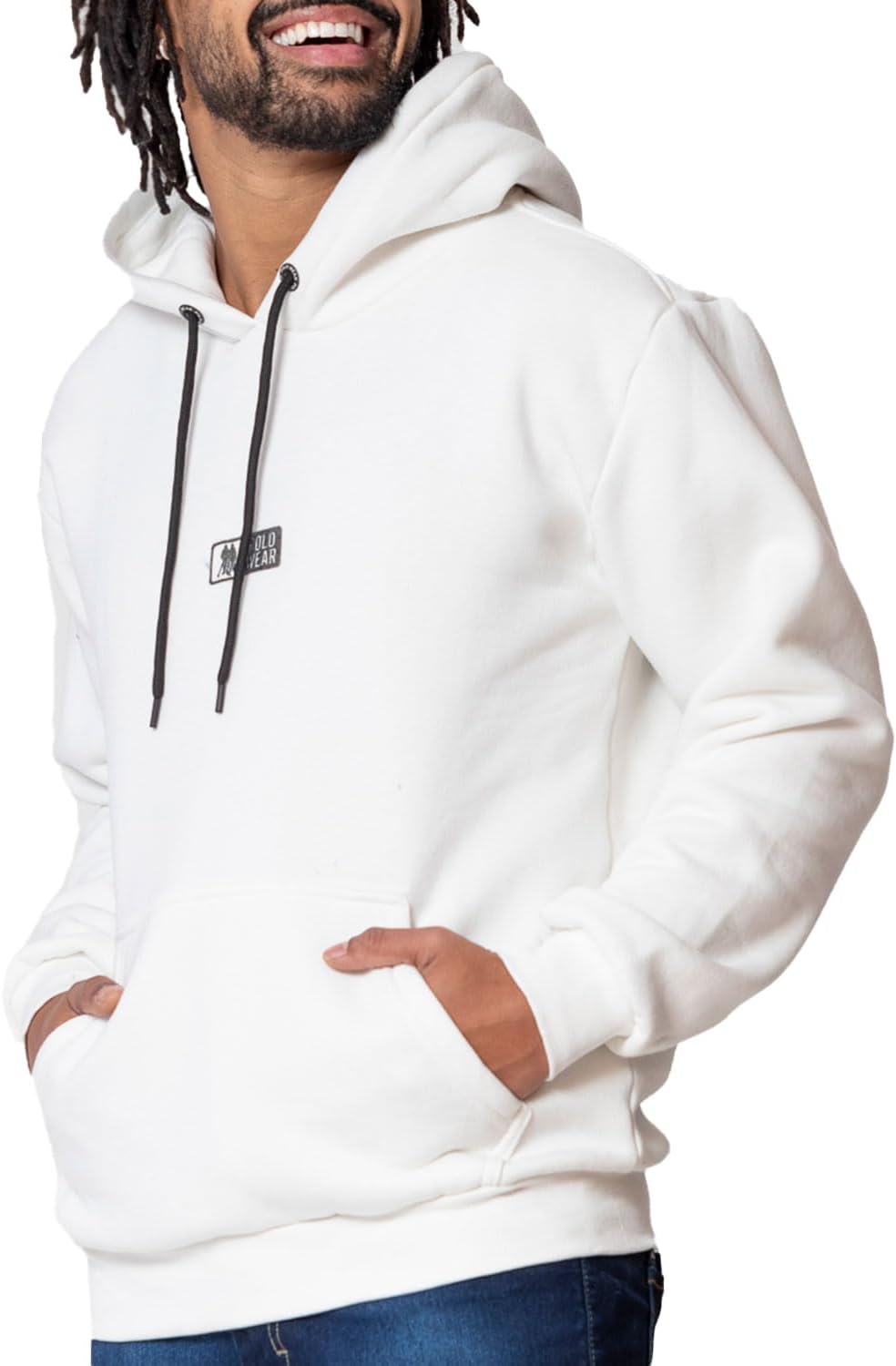 Men's Slim Fit Pullover Hoodie Lightweight Fleece Sweatshirt with Kangaroo Pocket Casual Long Sleeve - Image 2