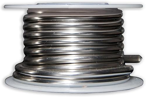 Miniatura 2 de AIM Soldadura de fontanería sin plomo, con plata, 0.125 pulgadas de diámetro, carrete de 1/4 libra
