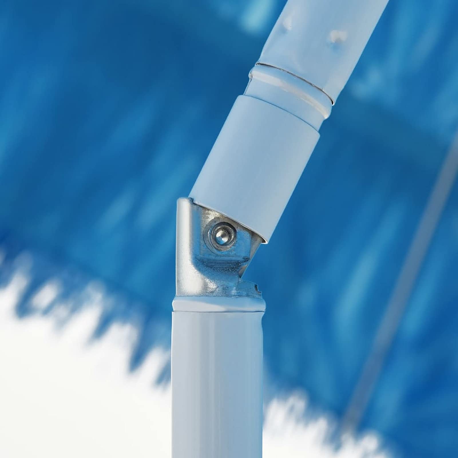 Homgoday Sombrilla de Playa Hawaii Azul 300 cm Sombrilla de Jardín,Protección UV Sombrilla Jardín Grande Orientable Jardín Parasol Balcón