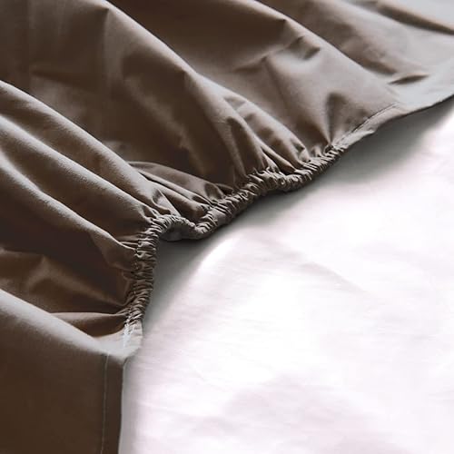 Miniatura 3 de Holawakaka Protector de colchón impermeable tamaño individual gris oscuro, funda de colchón transpirable, bolsillo profundo de 14 pulgadas (gris