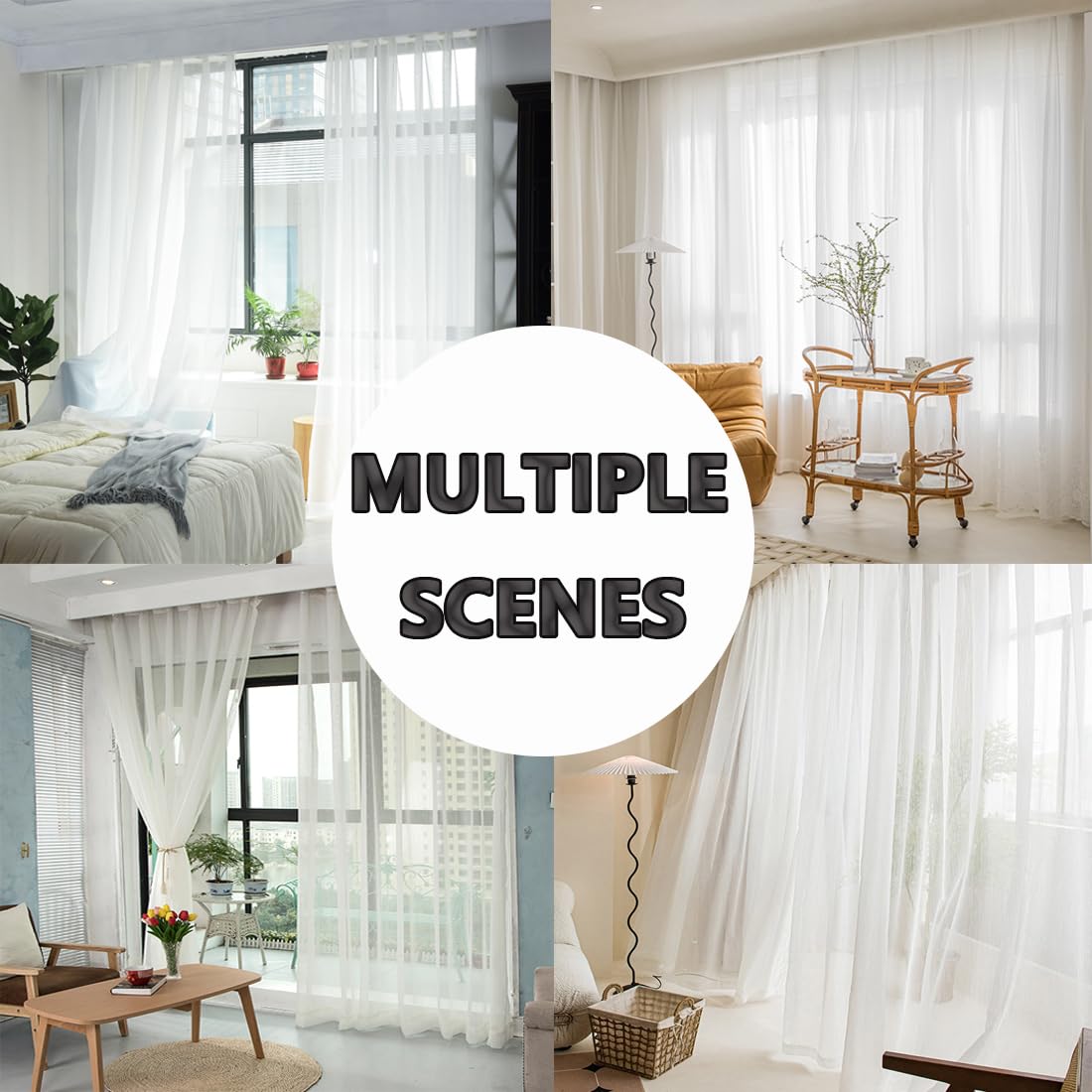 Mateju 3D Calcio Tende per Interni Semi Trasparenti, Tende Camera da Letto Moderne, Applicabile a Eleganti Soggiorno e Cucina Decorazione 2 Pezzi (Score,140 x 275 cm)