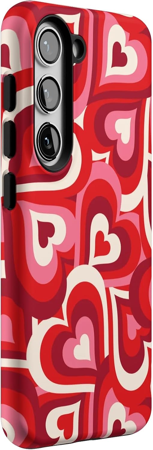 Casely Galaxy S23 Case | Love Song Remix | Ombre Hearts | Essential Slim Dual-Layer Protective Design