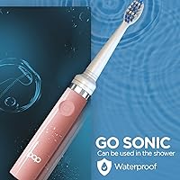 Vista 246 de Cepillo de dientes eléctrico Pop Sonic (plata metálica) – Cepillos de dientes de viaje con batería AAA Cepillos de dientes eléctricos para niños