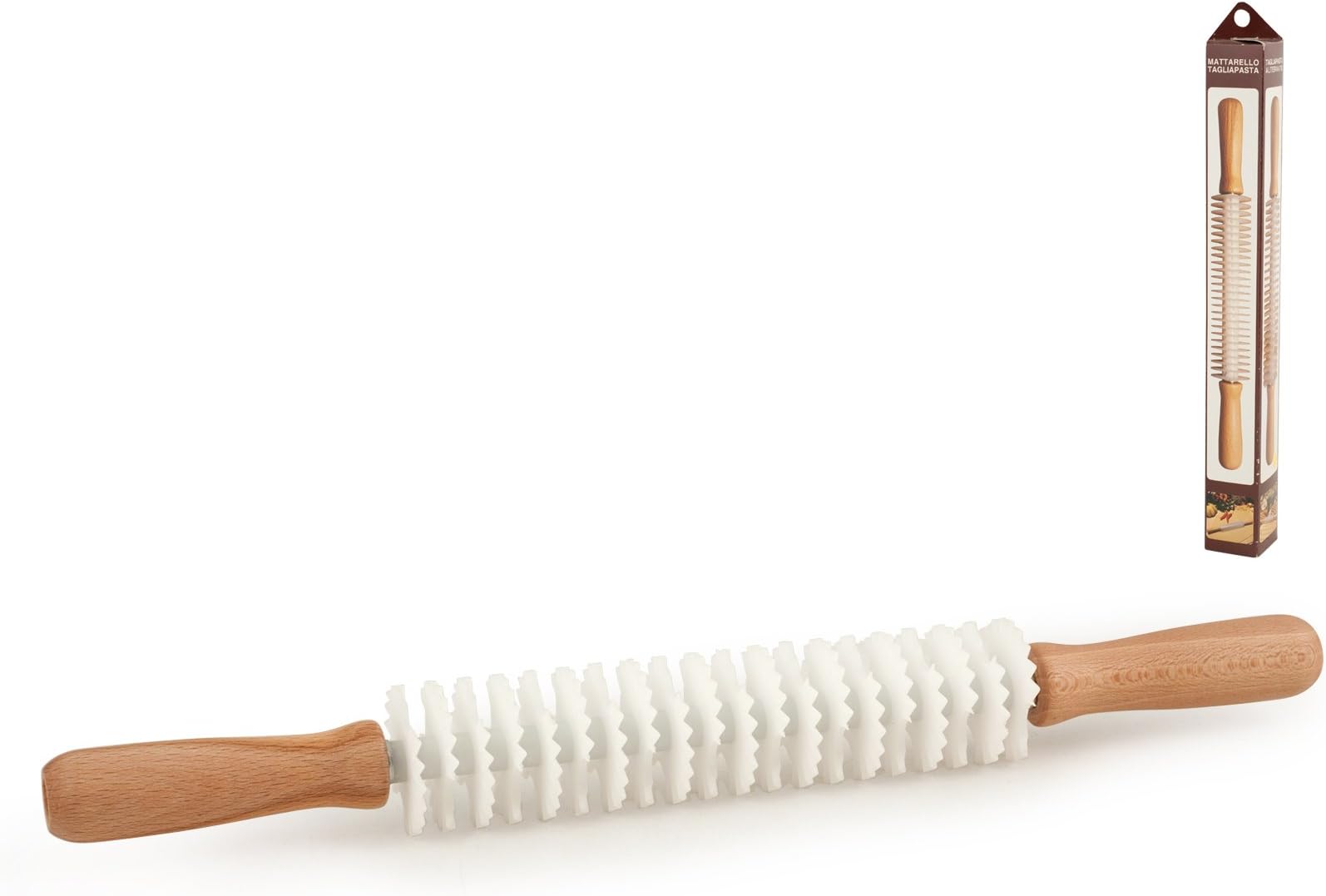 ELETTRO CENTER Art.175 Alternate Tart Cutter, White, 2 Units
