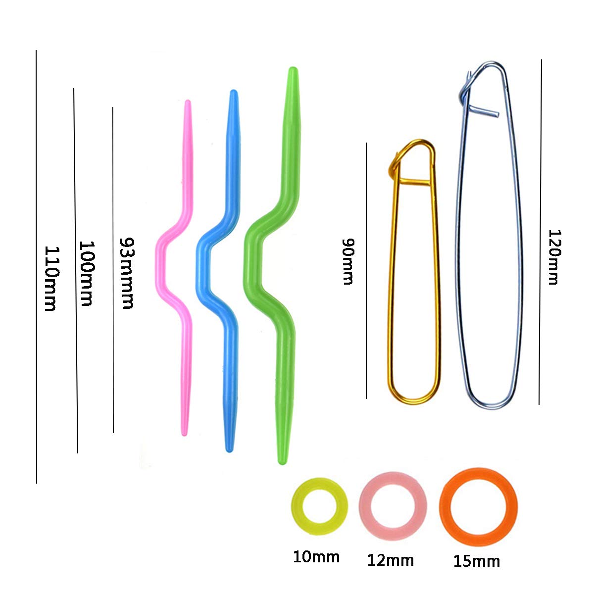 Set Ferri Da Maglia Circolari In Bambù - 18 Misure (2-10mm), Accessori Inclusi, Ideale Per Principianti E Esperti - Foto 9