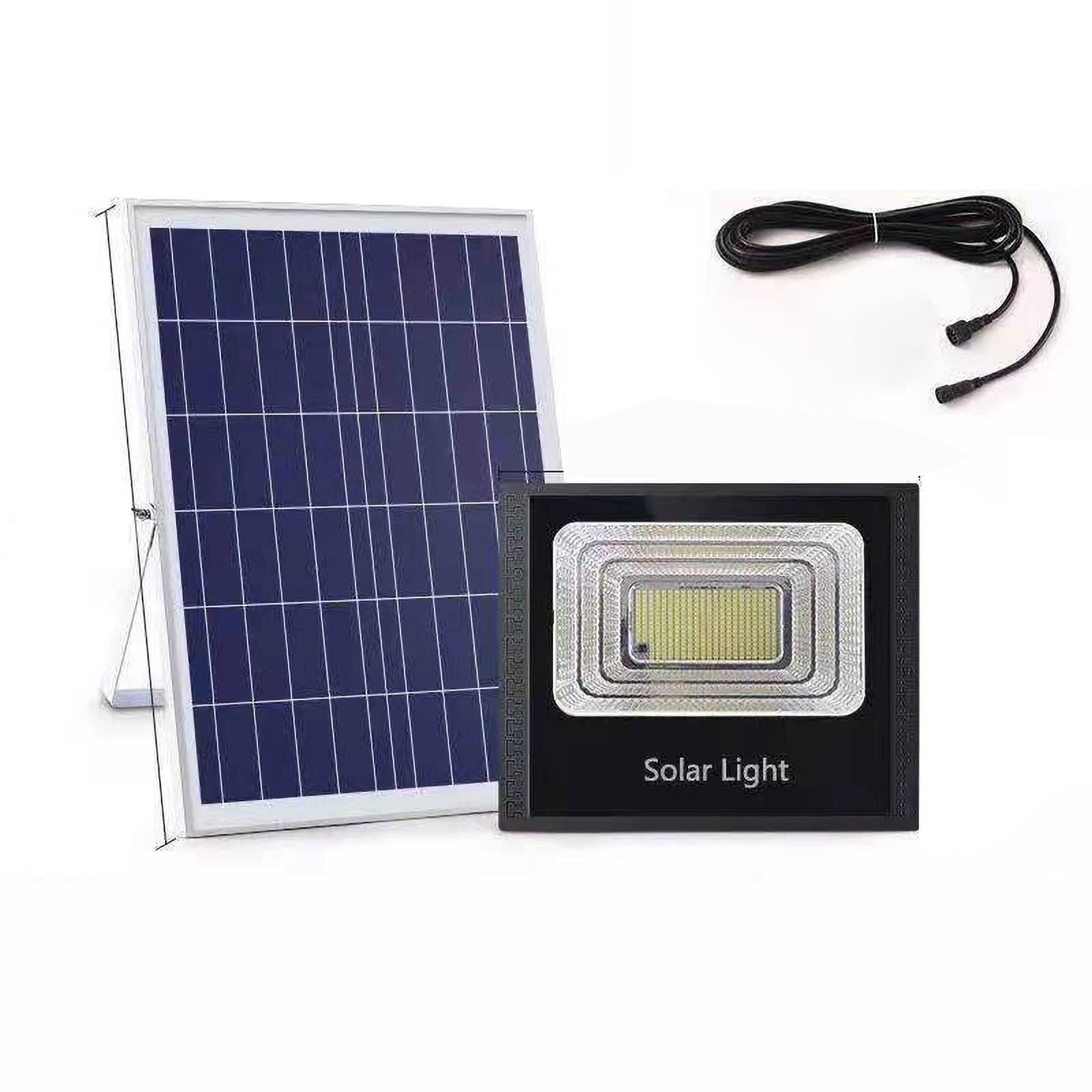 Lampa solarna LED o wysokiej jasności Automatyczna solarna lampa ścienna z wbudowanym panelem słonecznym na podwórko, zewnętrzne światła słoneczne, ogród, garaż, ganek(LED120w)