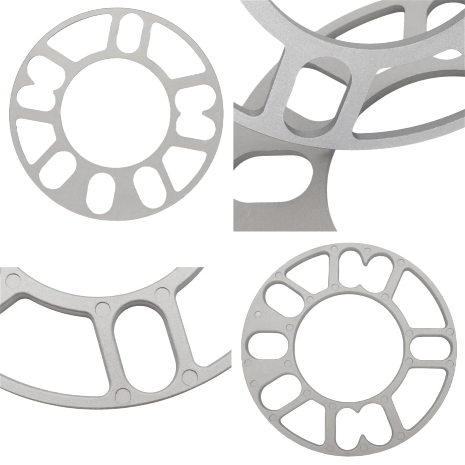 Adaptadores 4 Espaciadores Rueda Aleación Aluminio Universales 5mm Placa Cuñas Para Espárrago 4/5 4X100 4X108 4X114,3 5X100 5X108 5X110 5X115 5X120 Placa Cuñas Espaciadores