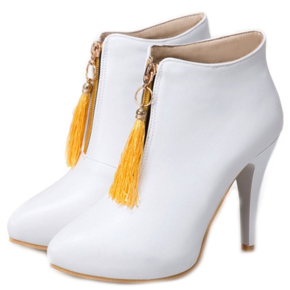 Onewus De mujer Vestido Botines con Cremallera Tacón Stiletto Botas