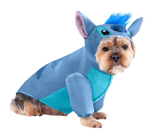 Foto 2 de 8 de Rubie'S Disfraz Unisex y de Disney Lilo Stitch para Mascotas, como se Muestra, Talla S de EE. UU