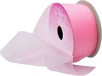 Vista 66 de Morex Ribbon 91803/100-609 Cinta de nailon Organdy, 5/8 pulgadas por 100 yardas, color rojo