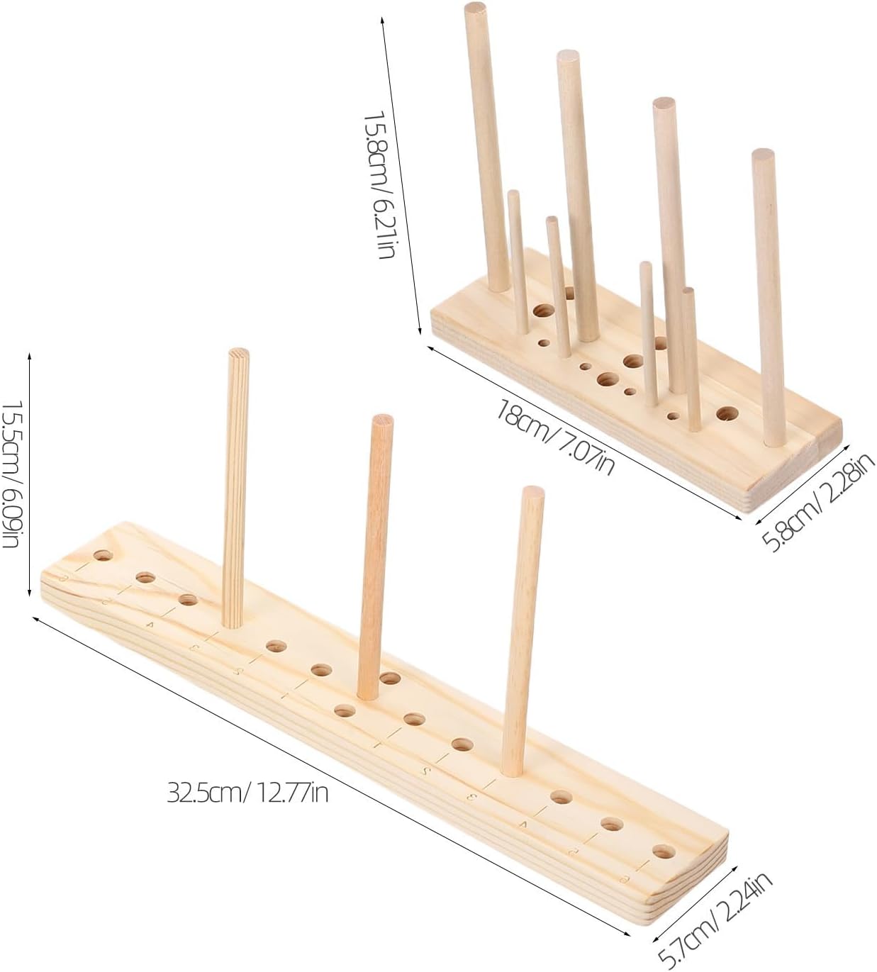 Wooden Bow Making Tool 2pcs for Ribbon Crafting Xmas