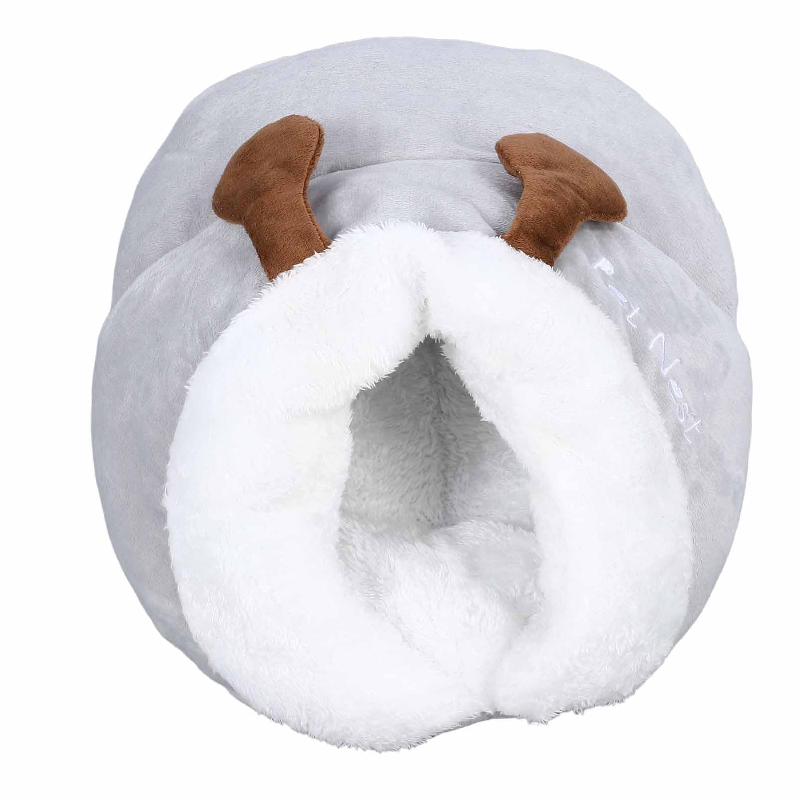 Cat bed cave Pilipane en coton PP pour chat et petit chien - Panier douillet taille M