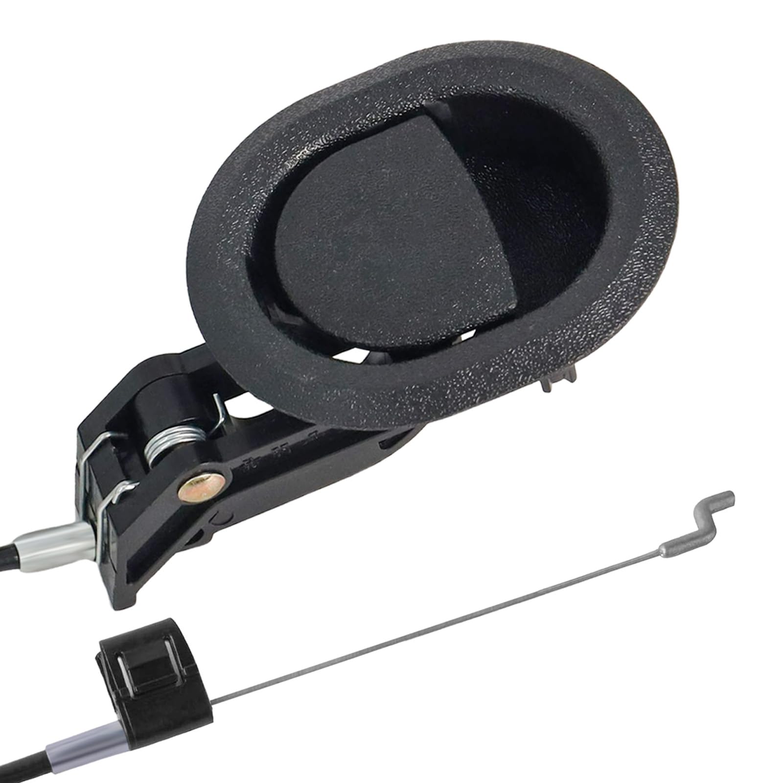 Recliner Pull Handle 3" by 3.5" with 37" Cable and S / Z Hook - Replacement Parts for Ashley and Major Recliner Brands Couch Sofa Chair Furniture - Exposed Cable Length (4.75")