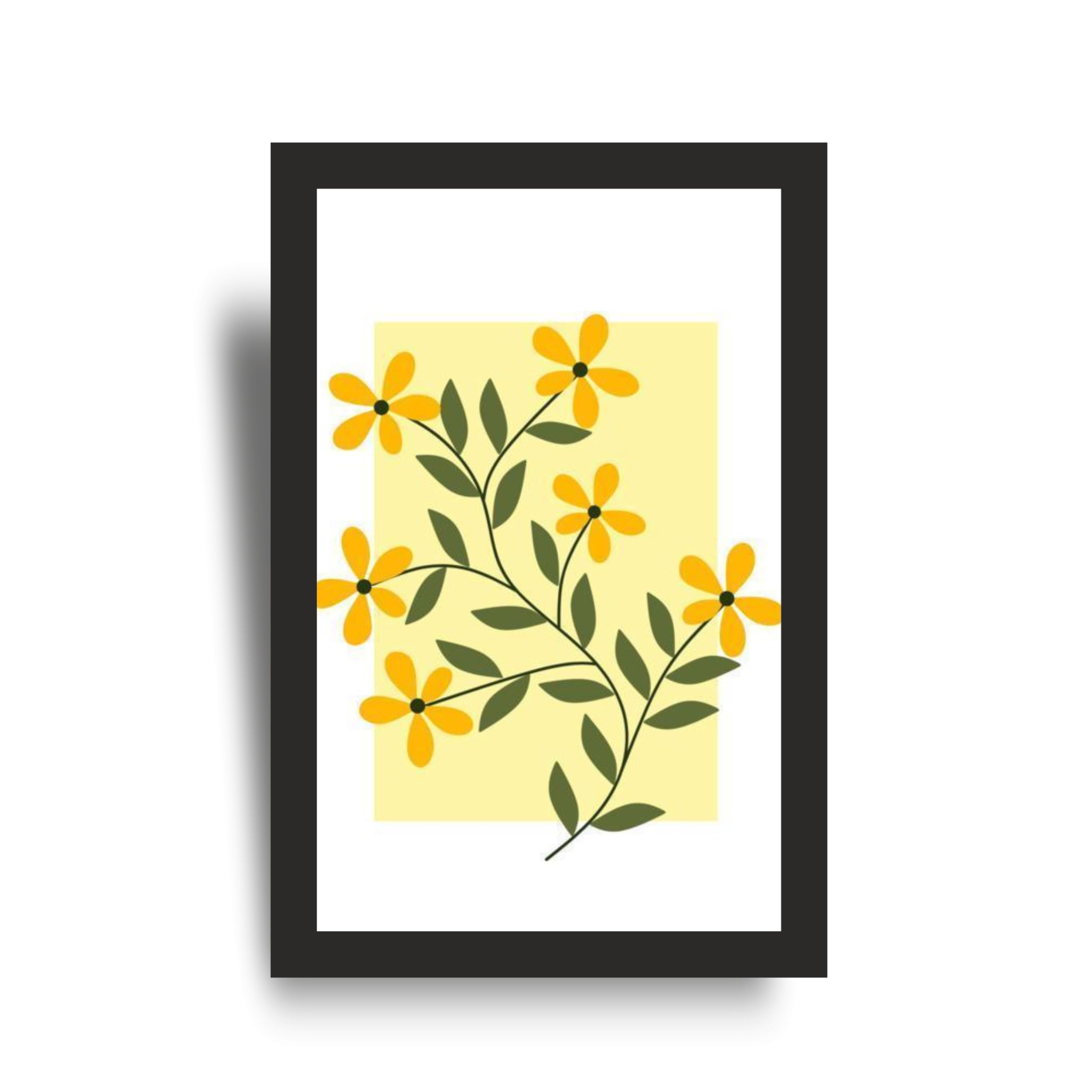 Minimal Floral Botanical Wall Art Set of 3 Frames – view 2