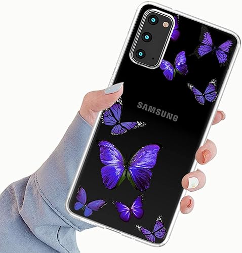 Miniatura 6 de Funda para Galaxy S20 FE 5G (2020), Samsung S20 FE para niñas, delgada, a prueba de golpes, patrón transparente, flexible, TPU trasero, funda