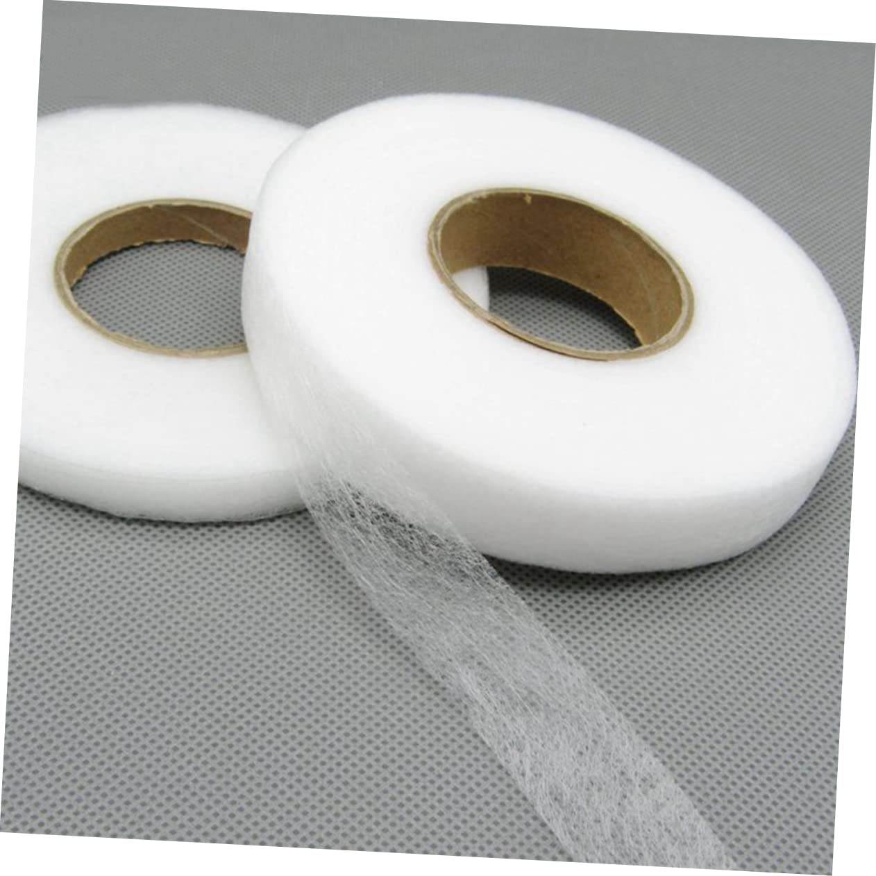 Tofficu 12rouleaux Ruban Adhésif Double Face Non Tissé Pour Vêtements De Blanc Pour Assemblage Renforcement Des Ourlets