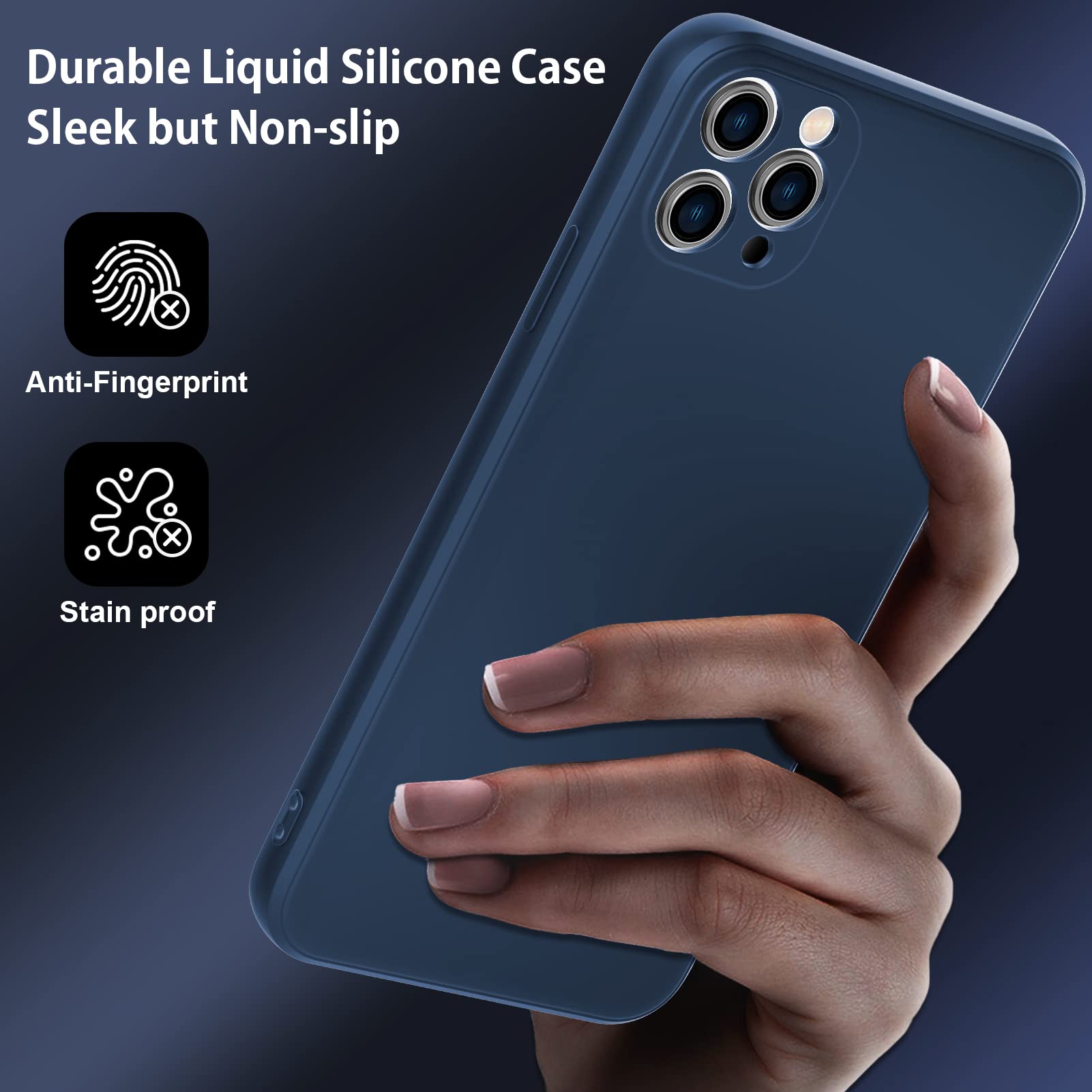 Amazon.co.jp: YSLBWLE iPhone 13 Pro Max対応 ケース 薄型液体