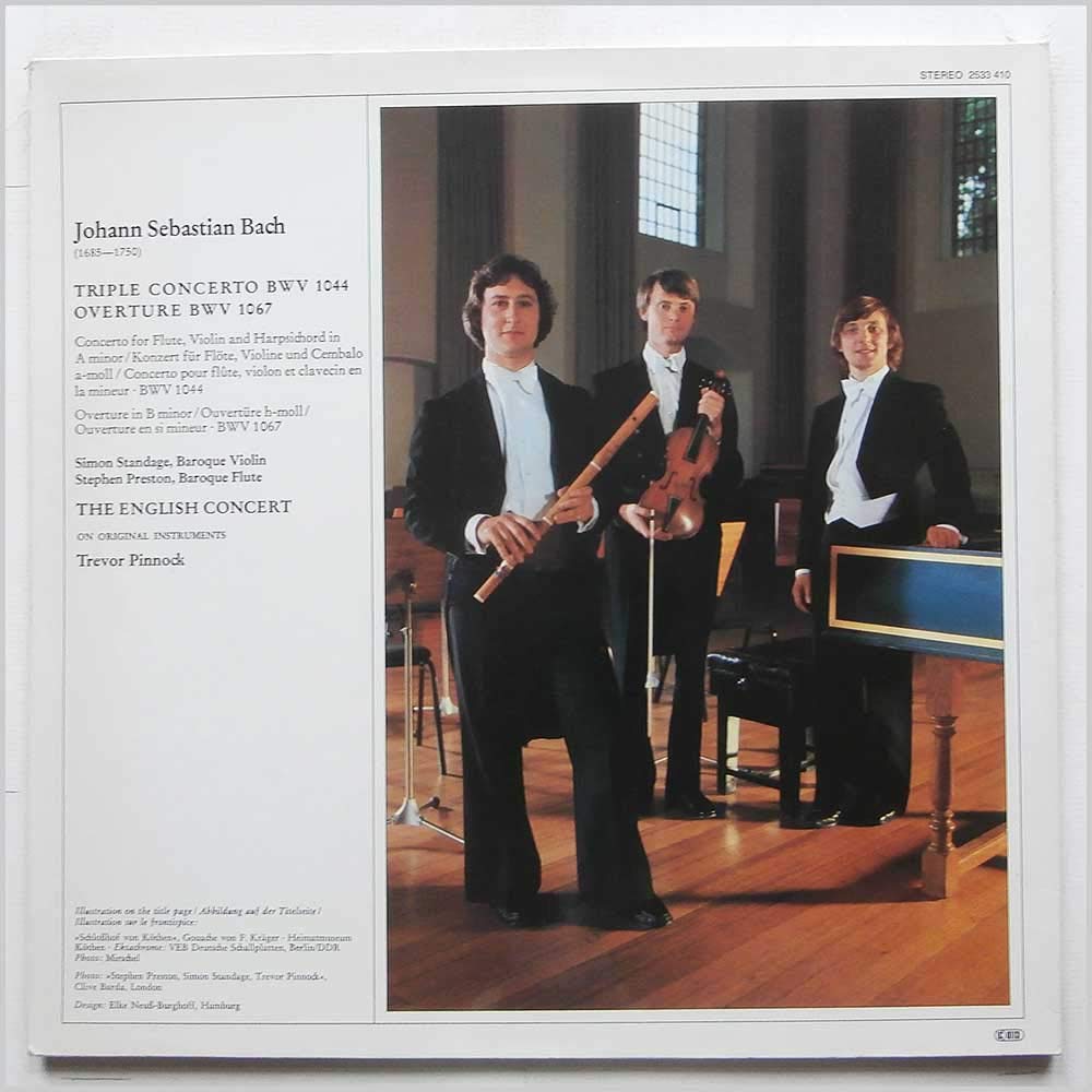 Johann Sebastion Bach: Triple Concerto BWV 1044, Overture BWV 1067 [LP]