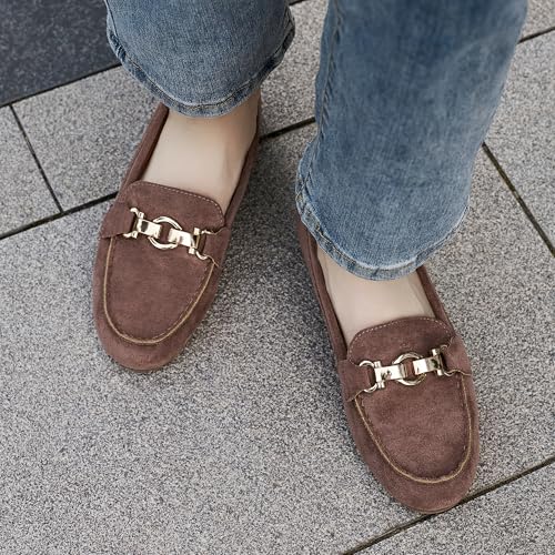 Image of VERDASCO Women's Loafers Comfort Slip-Ons Flat Work Shoes Casual Moccasins Penny Loafers Lady Dress Shoes