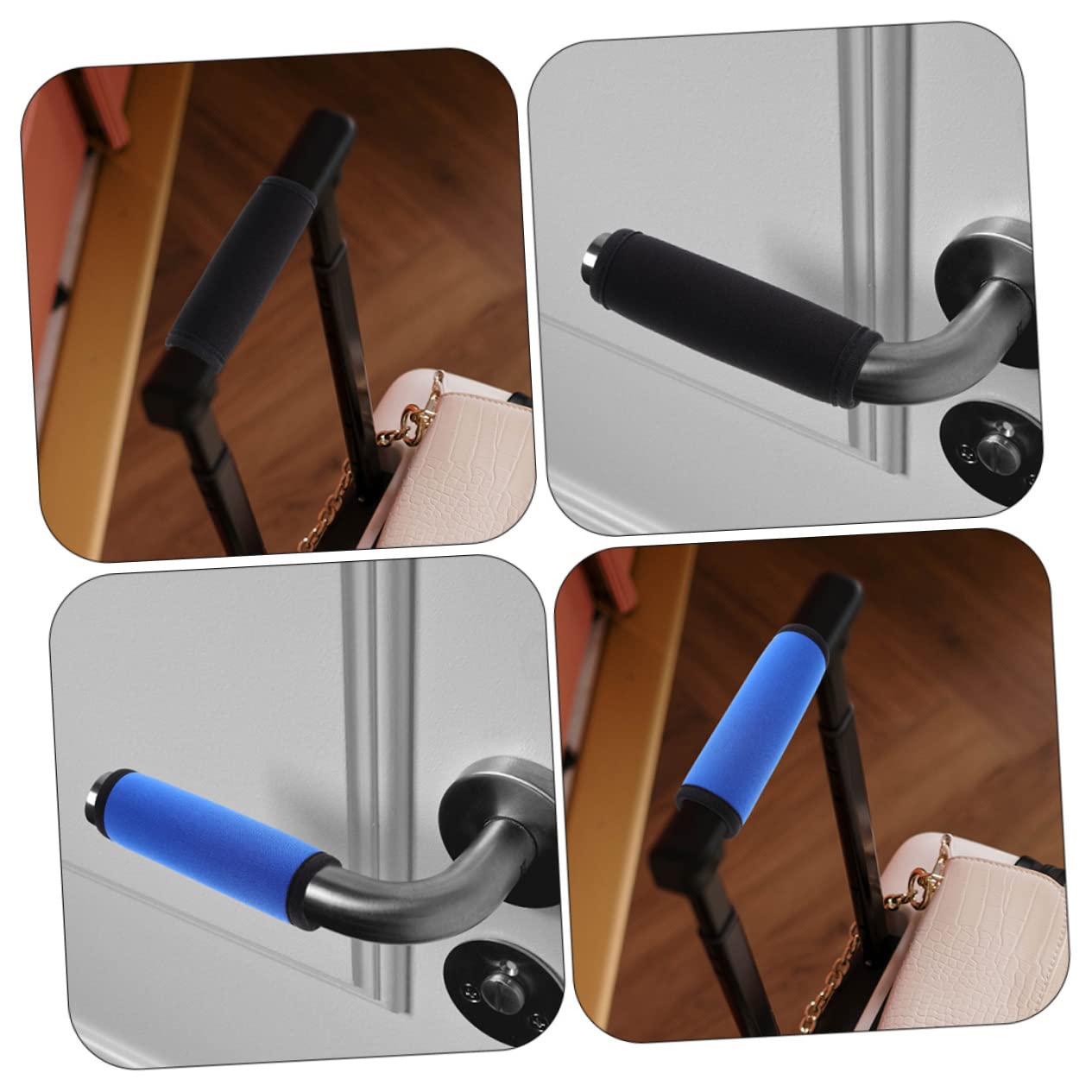 5 Set Copertura Valigia Neoprene Accessorio Bagaglio Per Protezione Grip Per Maniglie Valigia 2 Pezzi * 5