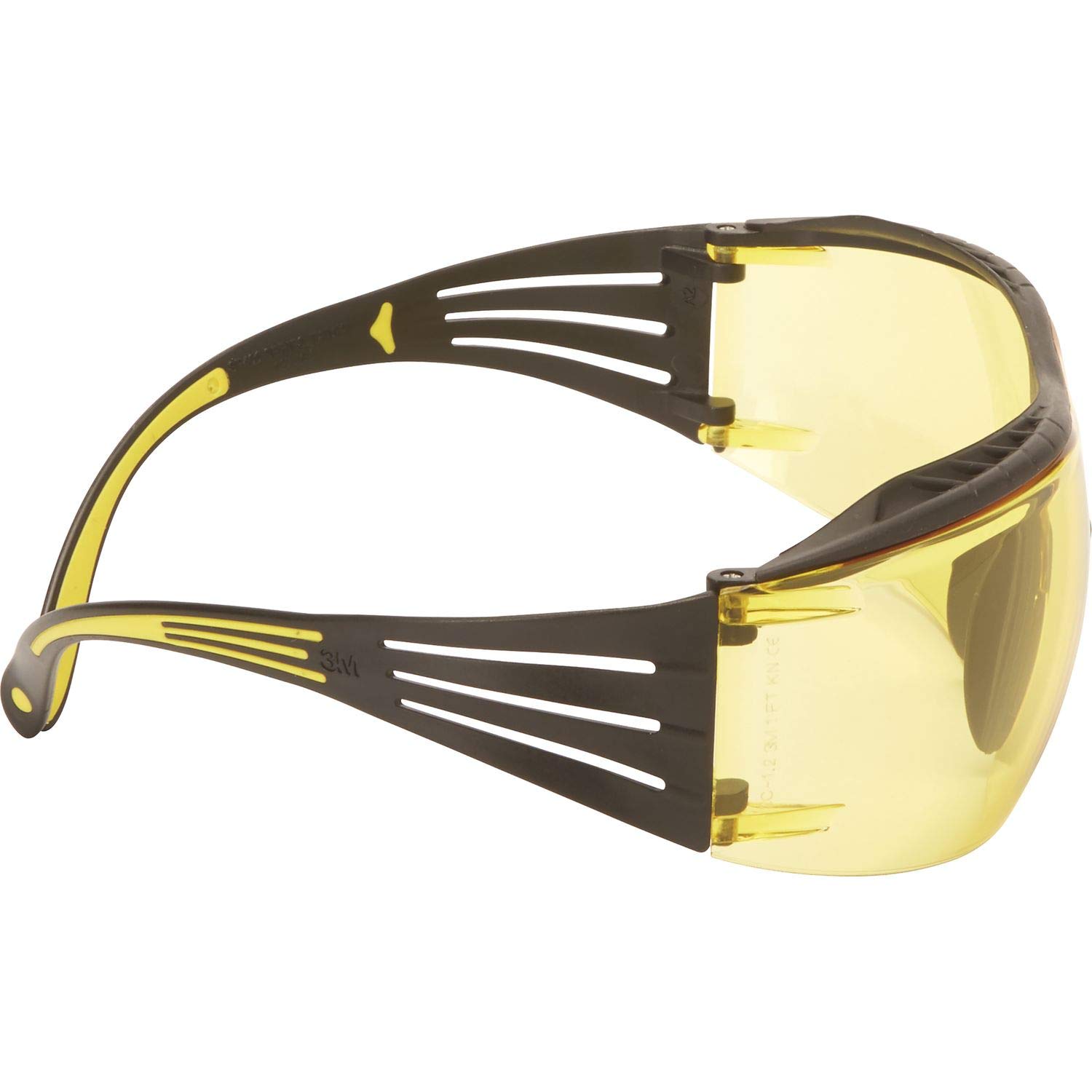 3M SecureFit SF403XSGAF-YEL okulary ochronne z ochroną przed zaparowaniem, żółte, czarne