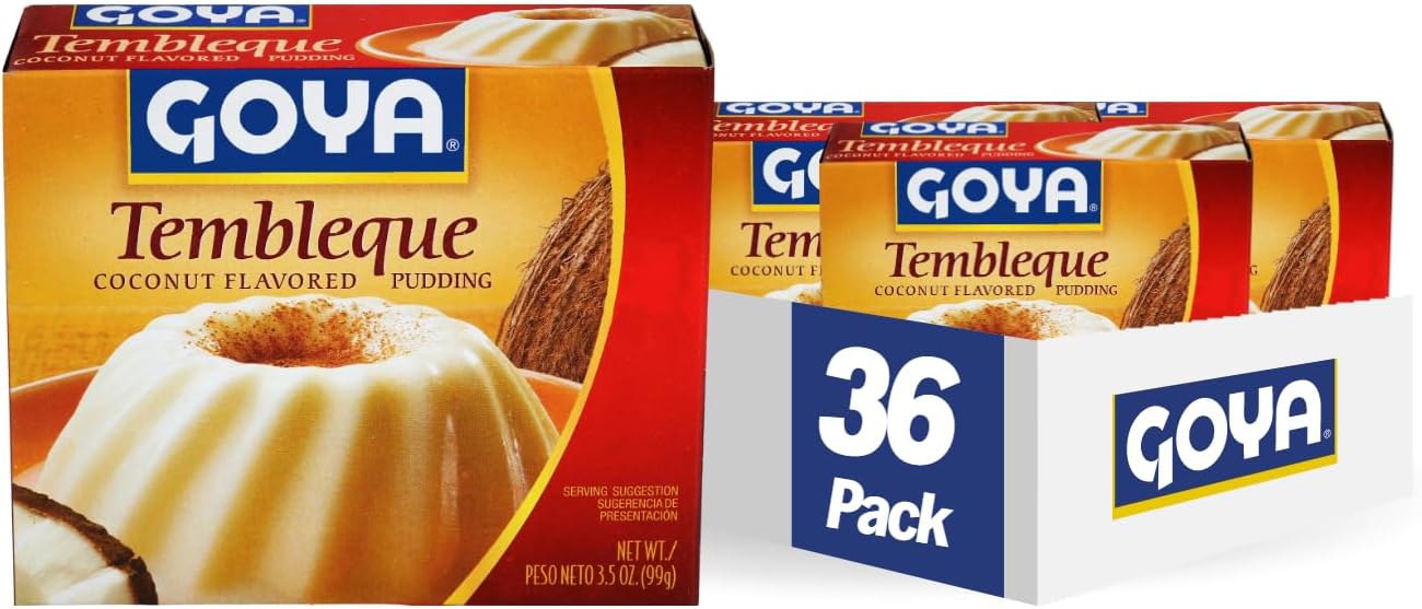 Foods Tembleque Coconut Flavored Pudding, 3.5 Ounce (Pack of 36)