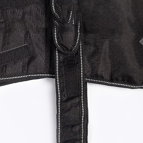 Danish Designs Black Harness Dog Coat 25cm (10"), 25 cm - Image 4