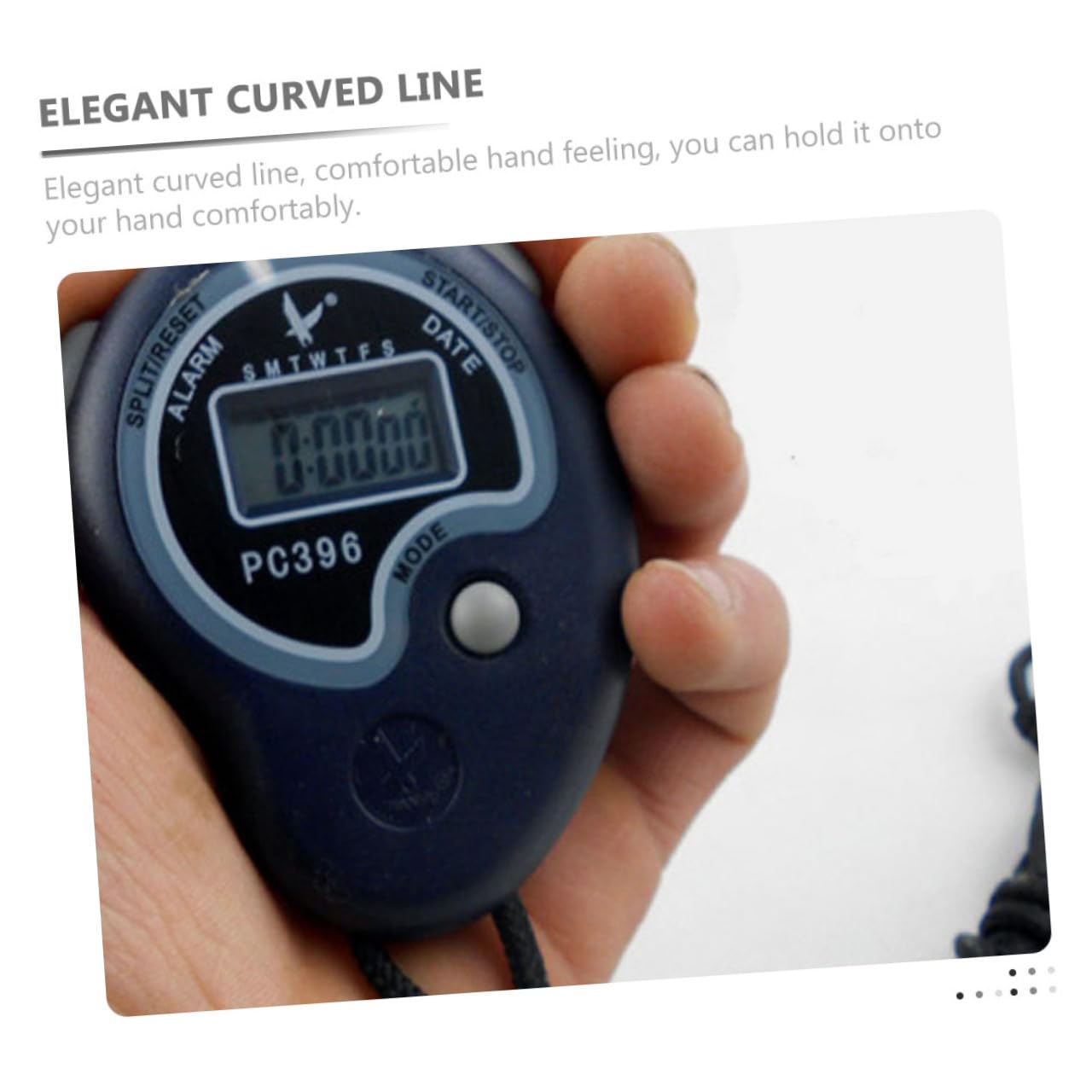 Kisangel 2 Set Cronometro Sportivo con Timer Elettronico Portatile per Corsa e Allenamento Precisione per Allerta