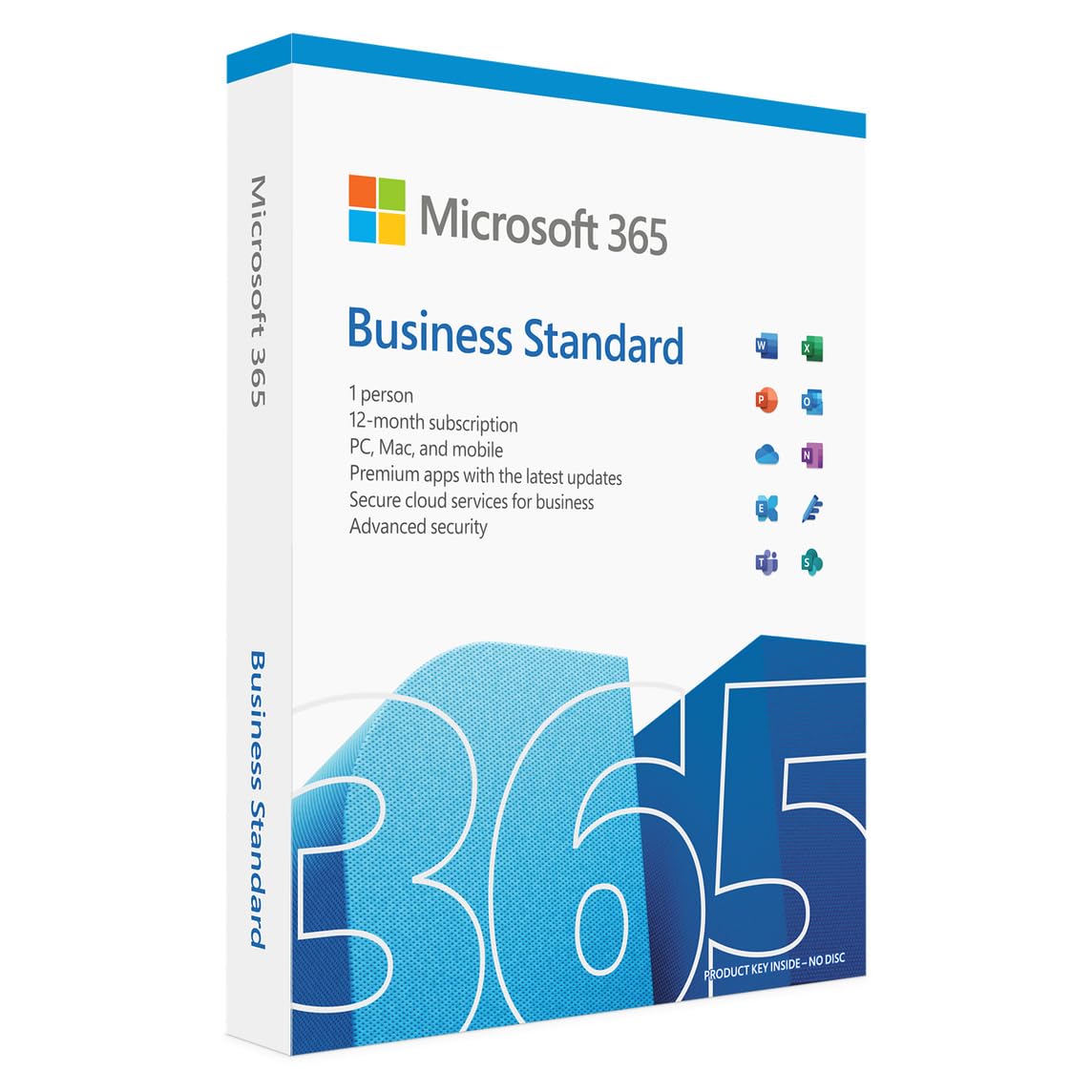 Microsoft 365 Business Standard 1-Year Subscription for PC/Mac, 1-User, Download