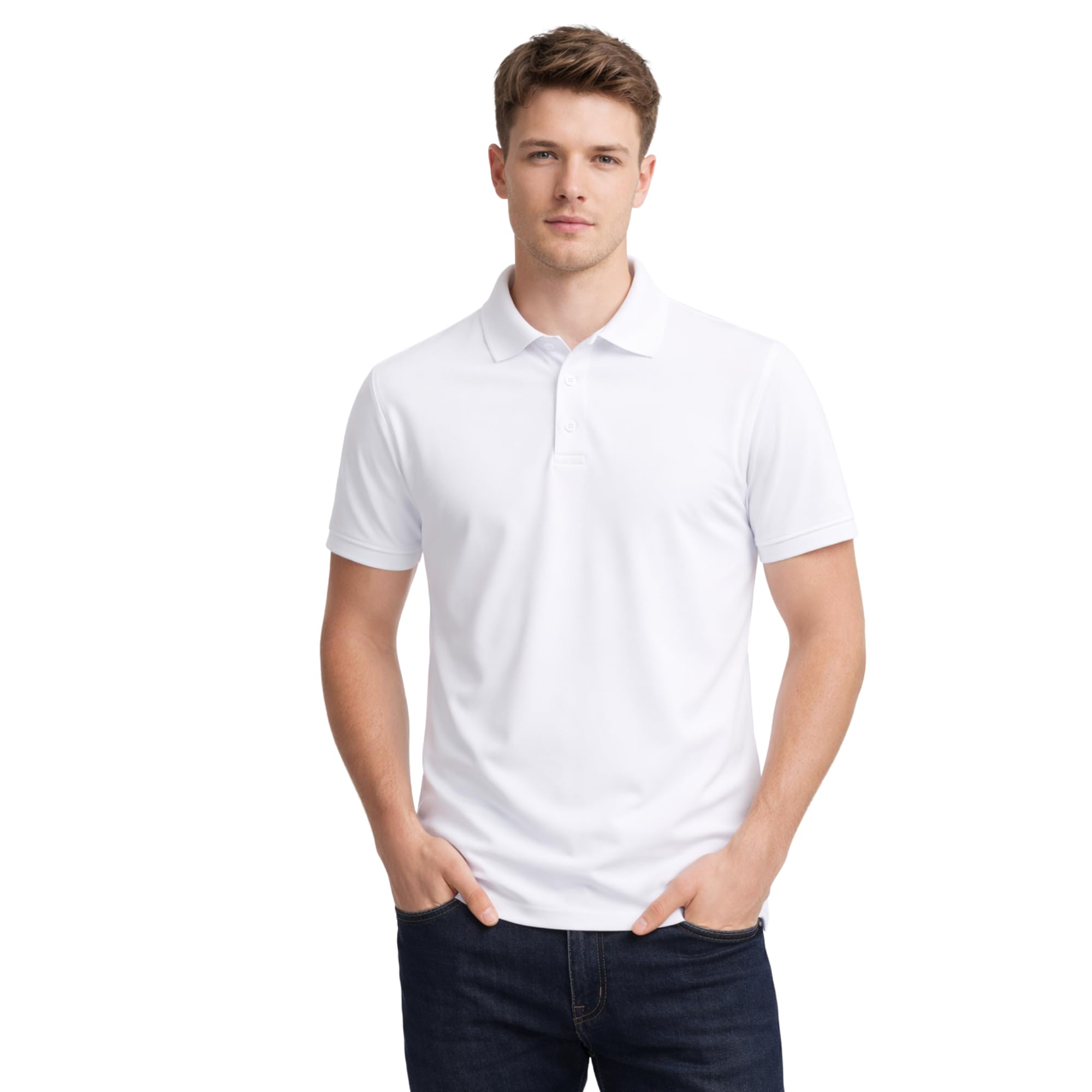 tunicart Polo T-Shirt for Men & Women – Poly Matty Regular Fit Polo Collar Half Sleeve Casual Unisex T-Shirt | Comfortable & Breathable Polo Tshirt-picture-19